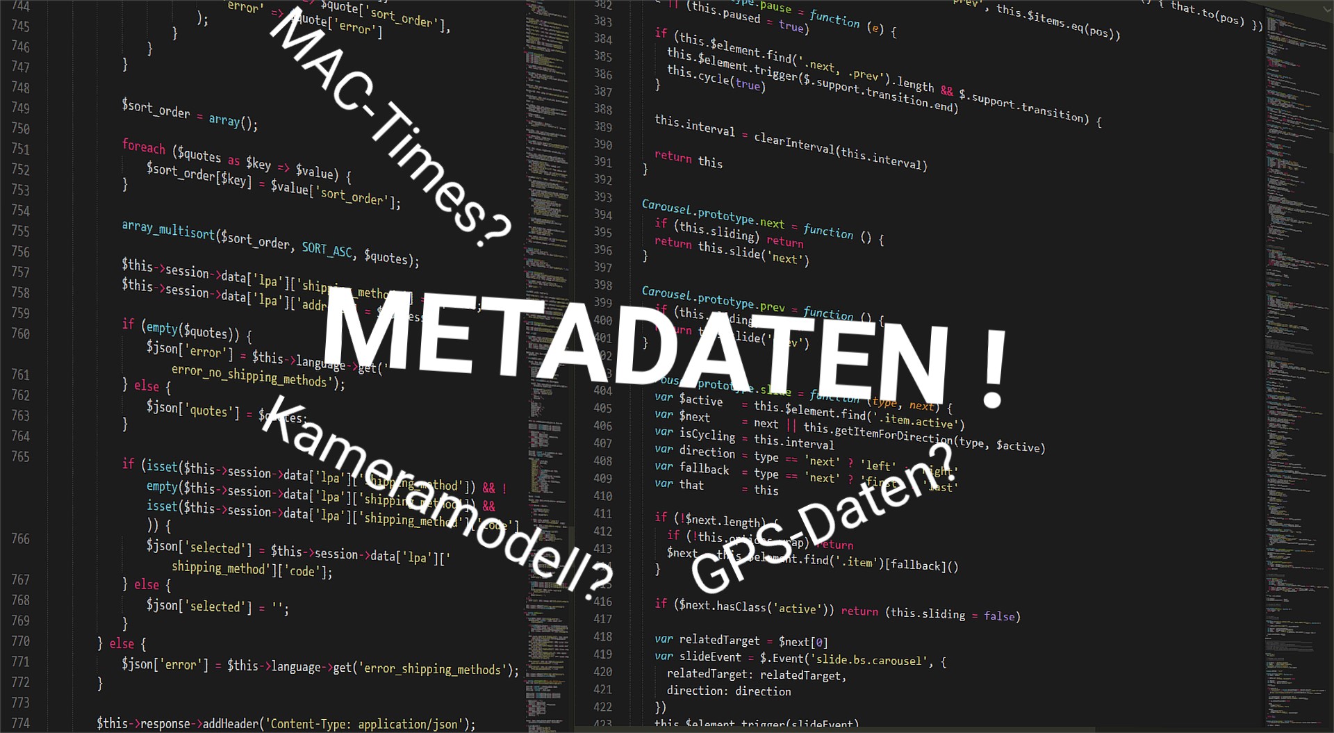 Metadata Computerforensics